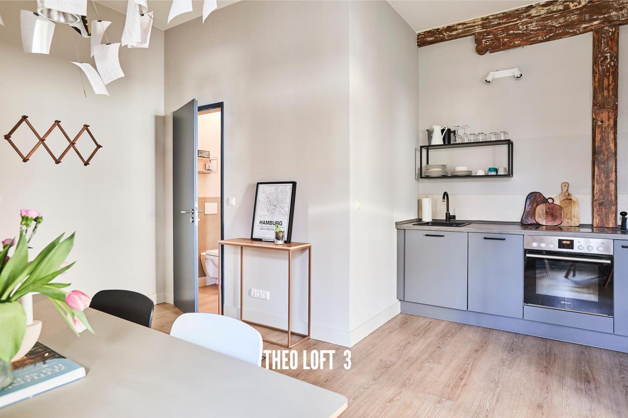 Theoloft Apartment Hamburg Exterior photo